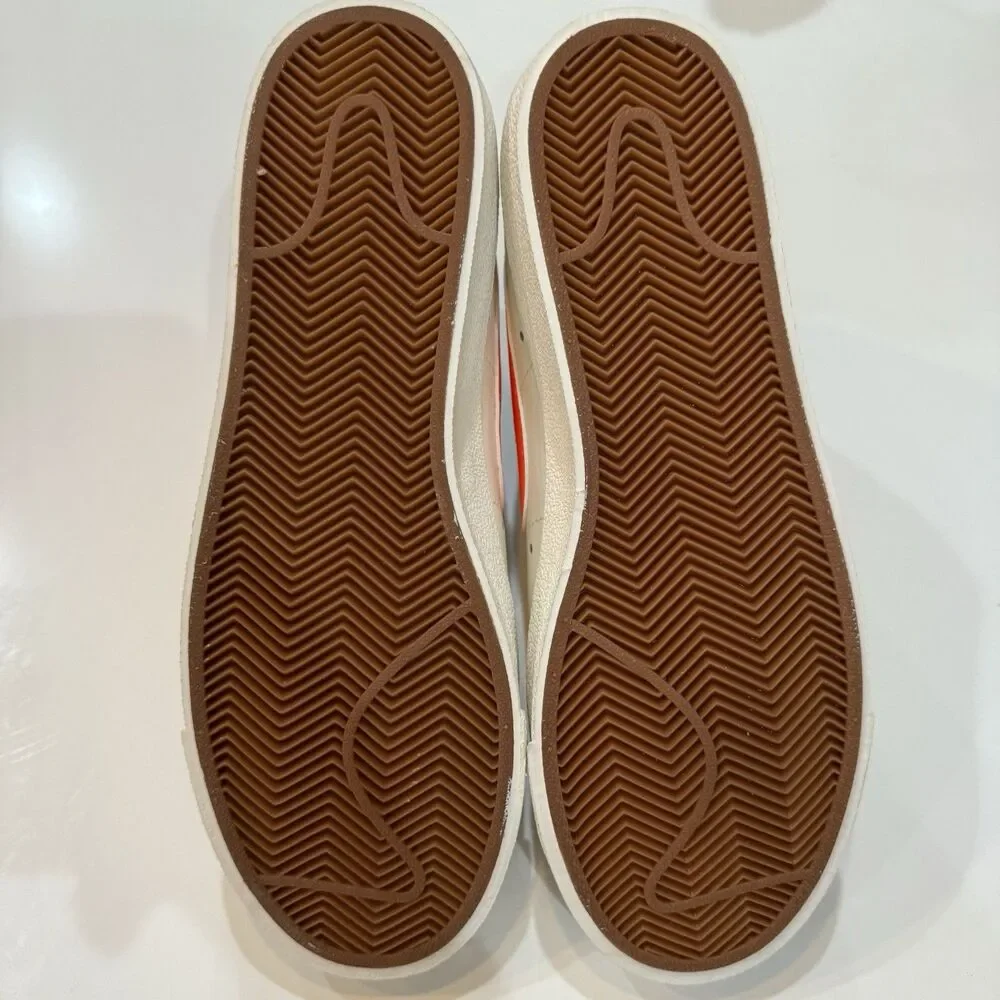 Nike Blazer Mid '77 Sail Total Orange DQ4692-100 Women's Size 9 New With Box - Picture 8 of 9